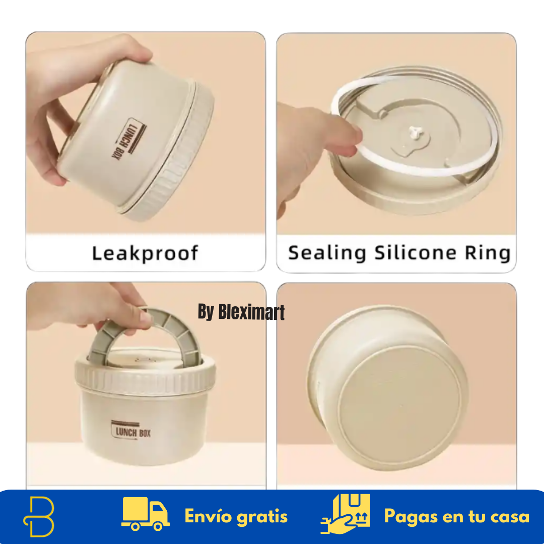 Portacomidas Térmico 4 en 1 – Tu comida caliente y fresca donde vayas