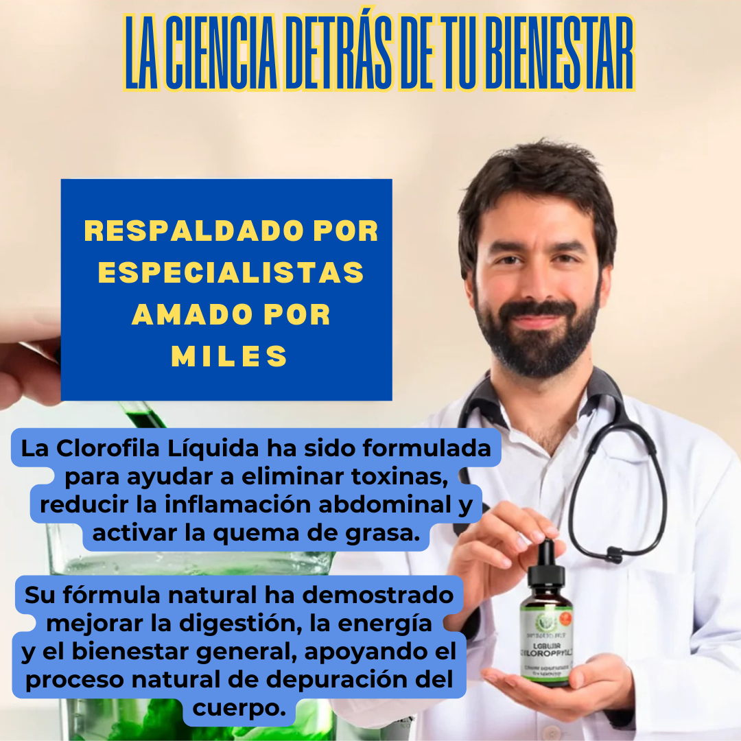 Clorofila líquida: El Secreto Viral para tu Piel y Bienestar
