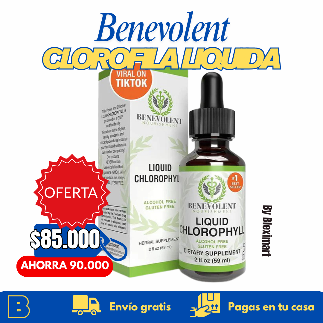 Clorofila líquida: El Secreto Viral para tu Piel y Bienestar