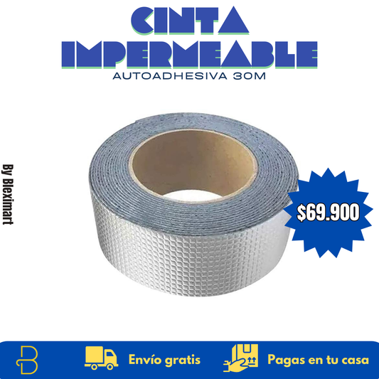Cinta Impermeable Autoadhesiva 30 Metros