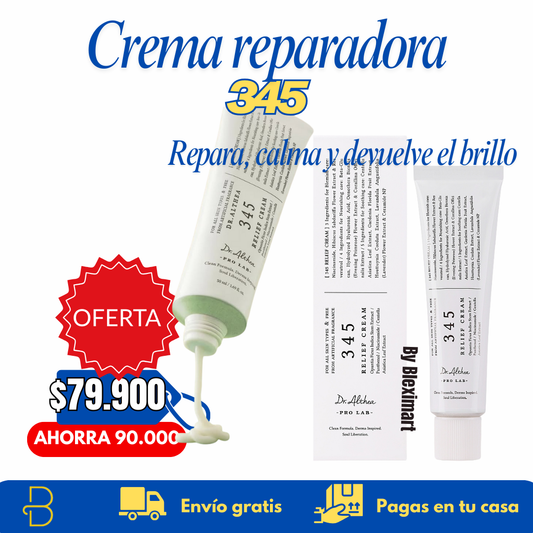 Crema reparadora 345 Dr Althea: Repara, Calma y Devuelve el Brillo Saludable