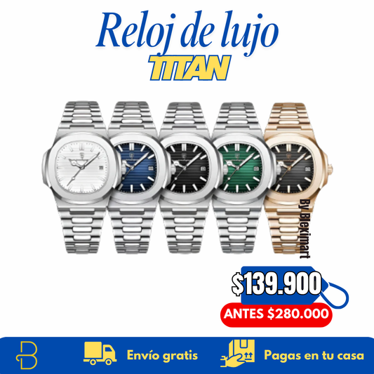 Reloj de lujo Titan - Diseñado para destacar con clase