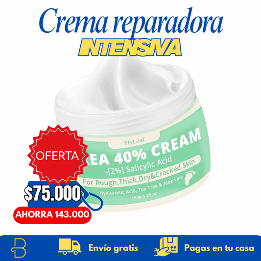 Crema Reparadora Intensiva con Urea 40 % para Pies y Manos - Recupera la suavidad