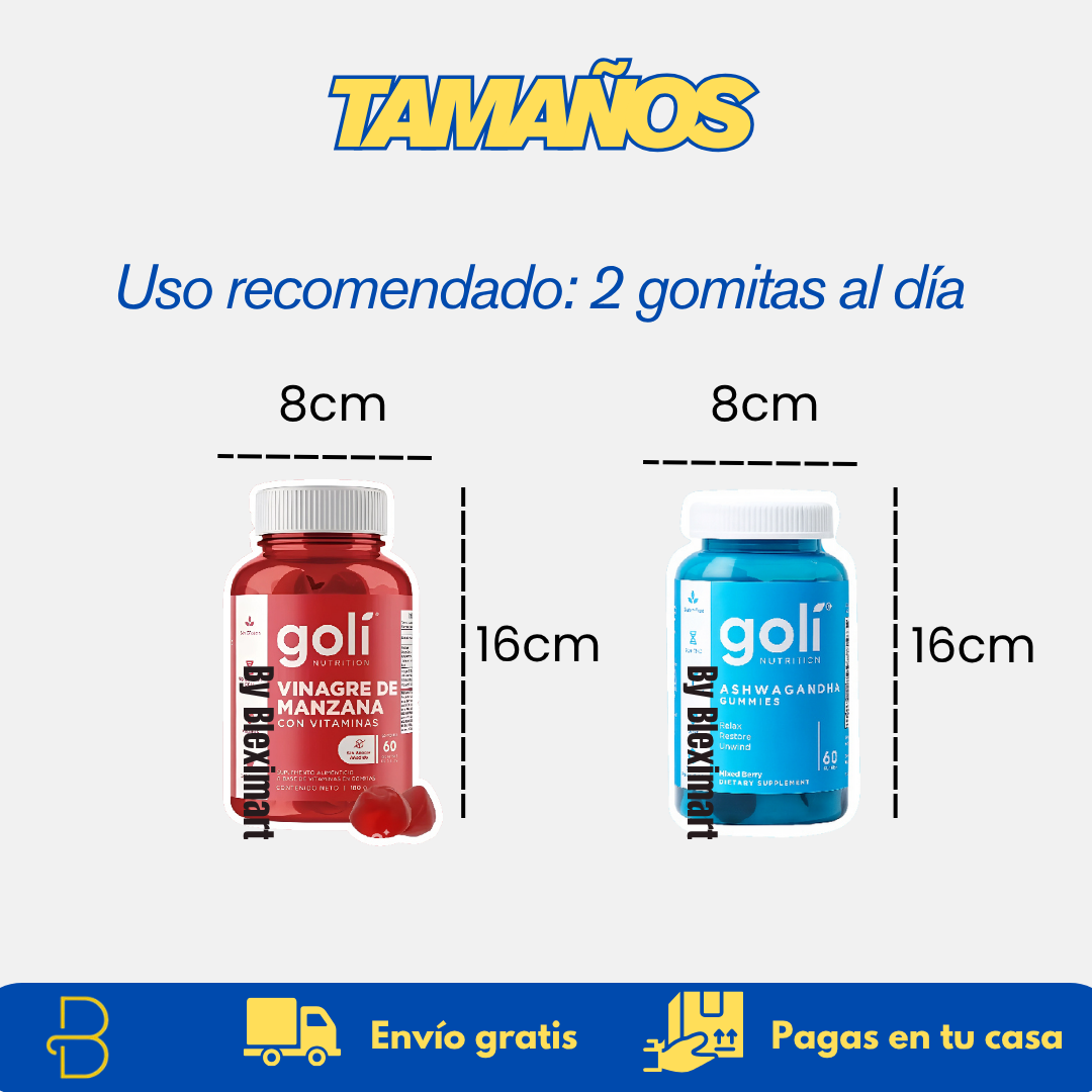 Gomitas Bienestar – Digestión o Relajación, 60 unidades