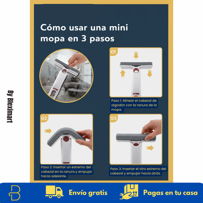 Mopa corta portátil - Máxima eficiencia para tu hogar