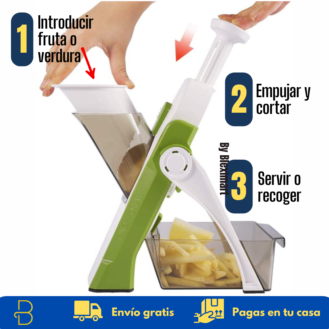 Pica Express Mandolina - Cortes perfectos, cocina sin esfuerzo.