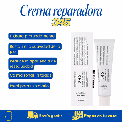 Crema reparadora 345 Dr Althea: Repara, Calma y Devuelve el Brillo Saludable