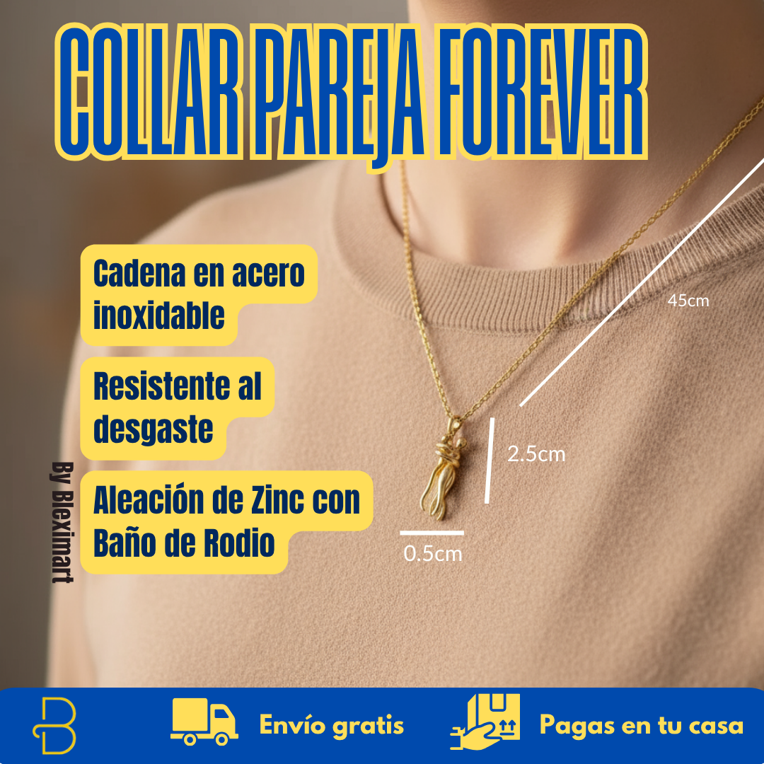 Collar Pareja Forever: El Abrazo Que Nunca Se Va