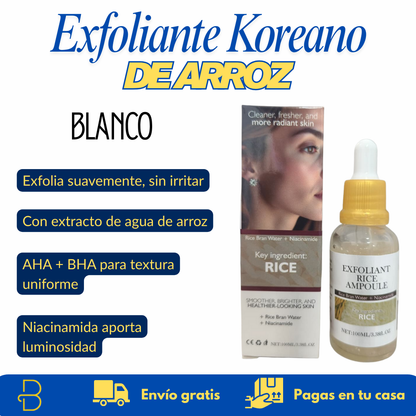 Tratamiento Facial de Arroz Coreano - El secreto coreano para tu mejor piel
