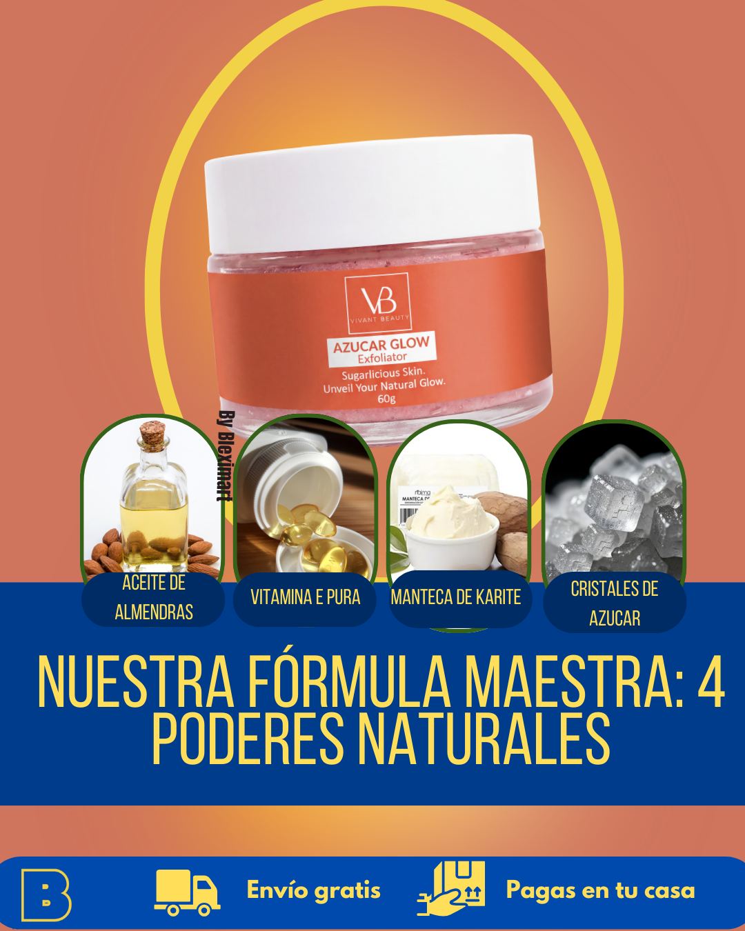 Azúcar Glow 60g: Renovador de Tono y Suavidad