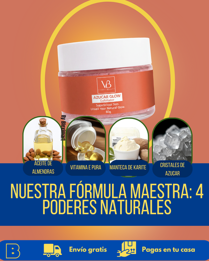 Azúcar Glow 60g: Renovador de Tono y Suavidad
