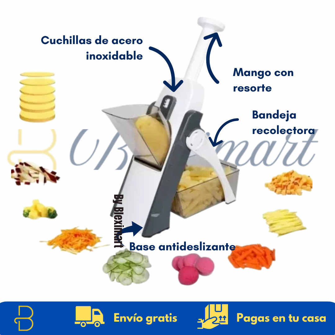 Pica Express Mandolina - Cortes perfectos, cocina sin esfuerzo.