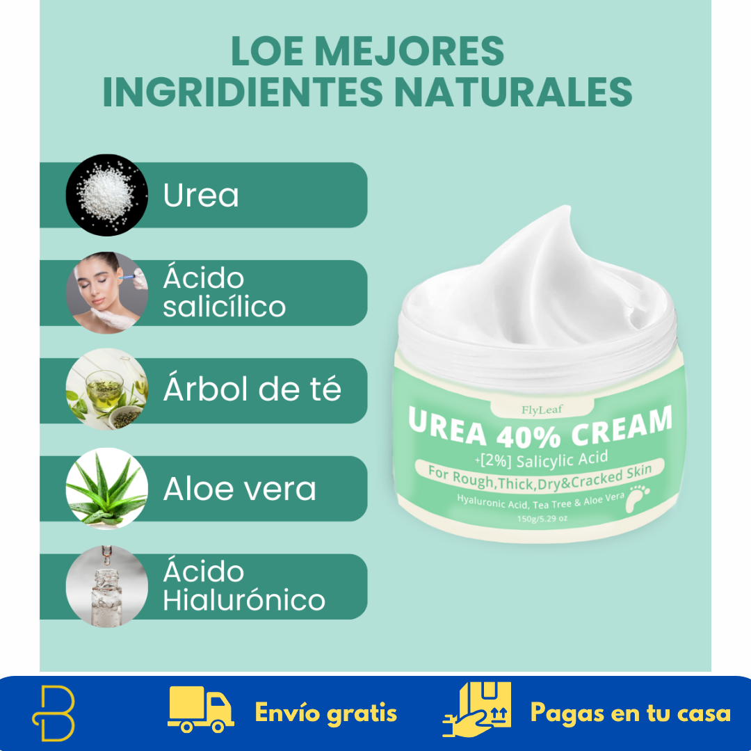 Crema Reparadora Intensiva con Urea 40 % para Pies y Manos - Recupera la suavidad