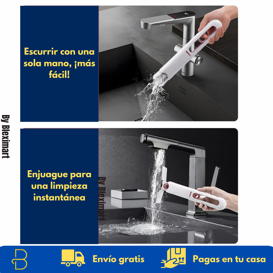 Mopa corta portátil - Máxima eficiencia para tu hogar